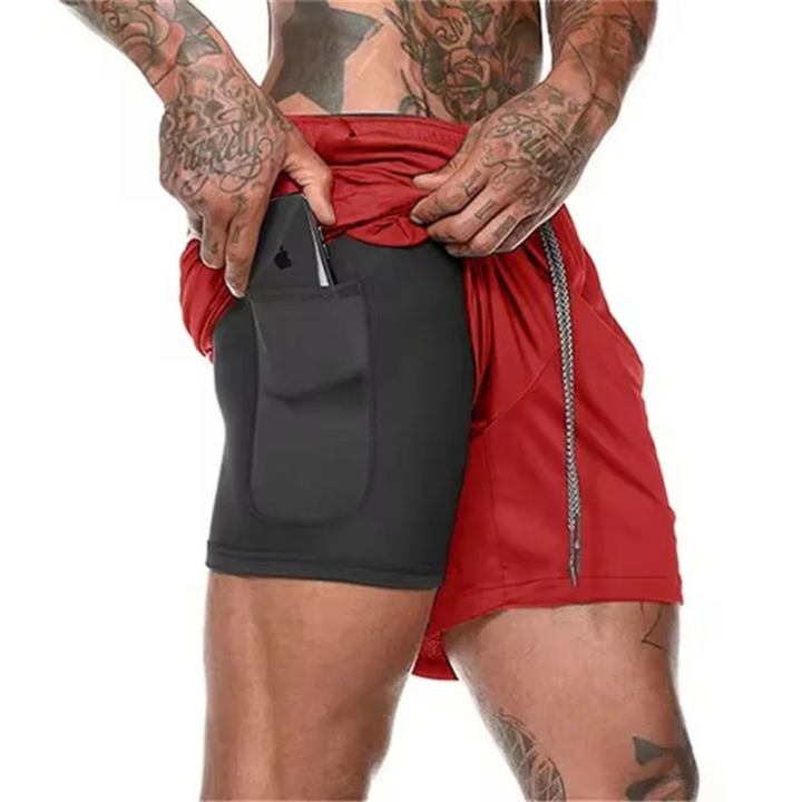 2-in-1 Men's Sport Shorts