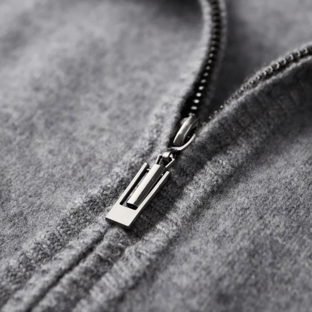 Men's Cashmere Zip Jacket – Laurent