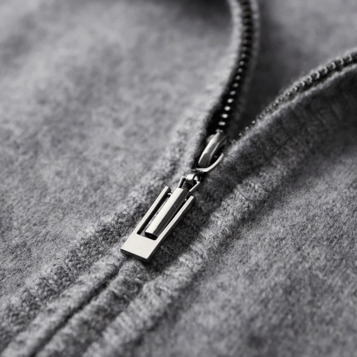 Men's Cashmere Zip Jacket – Laurent