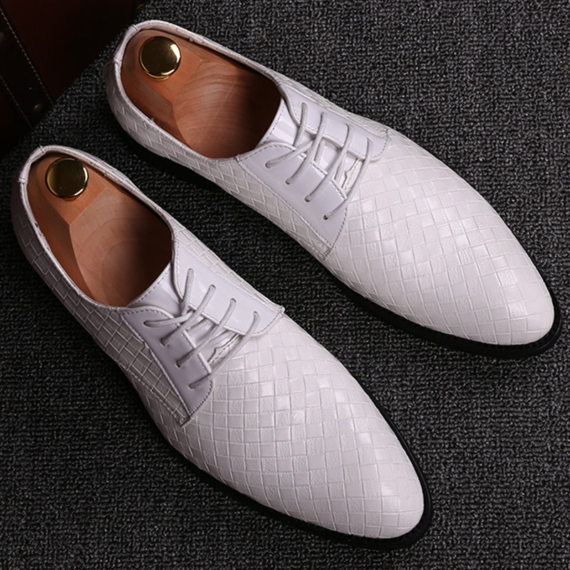 Stylish Leather Lace-Up Shoes for Men – Casper