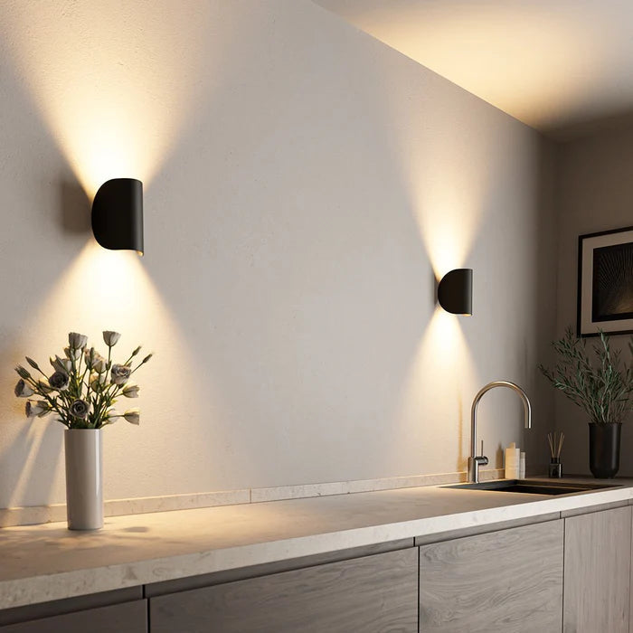 Adjustable Up-Down LED Wall Light – Warm Ambient Light, Modern Design