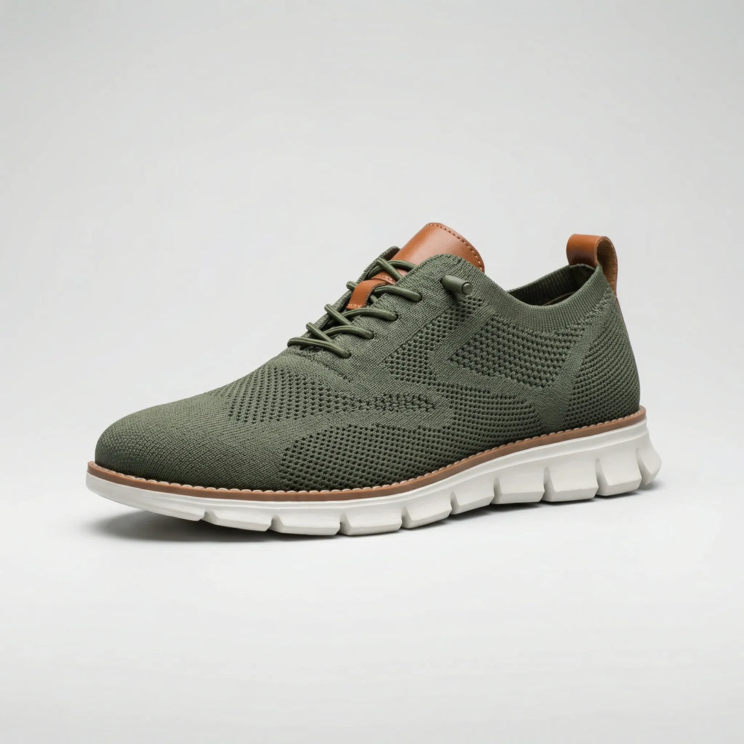 Airflex - Breathable Woven Mesh Lace-Up Sneaker