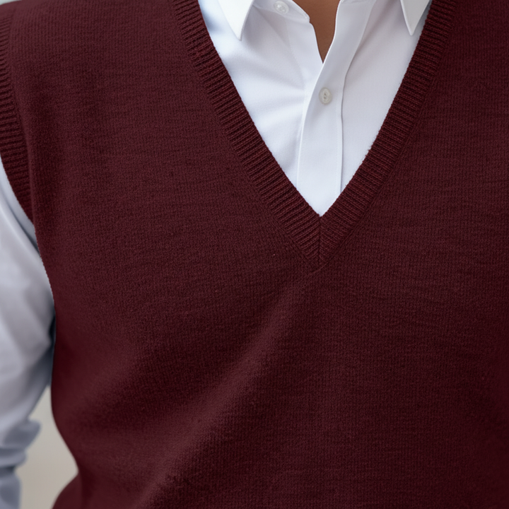 Sleeveless Knitted Cotton Vest - Bobby