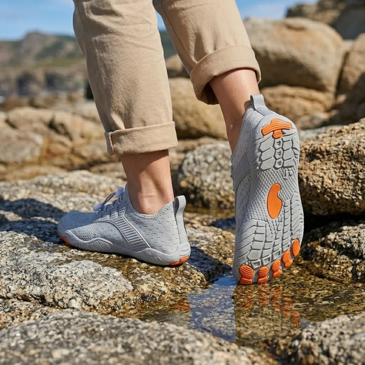 Women's Barefoot Sneakers with Wide Toe Box and Flexible Sole