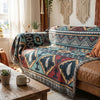 Aztec Geometric Patterned Sofa Cover