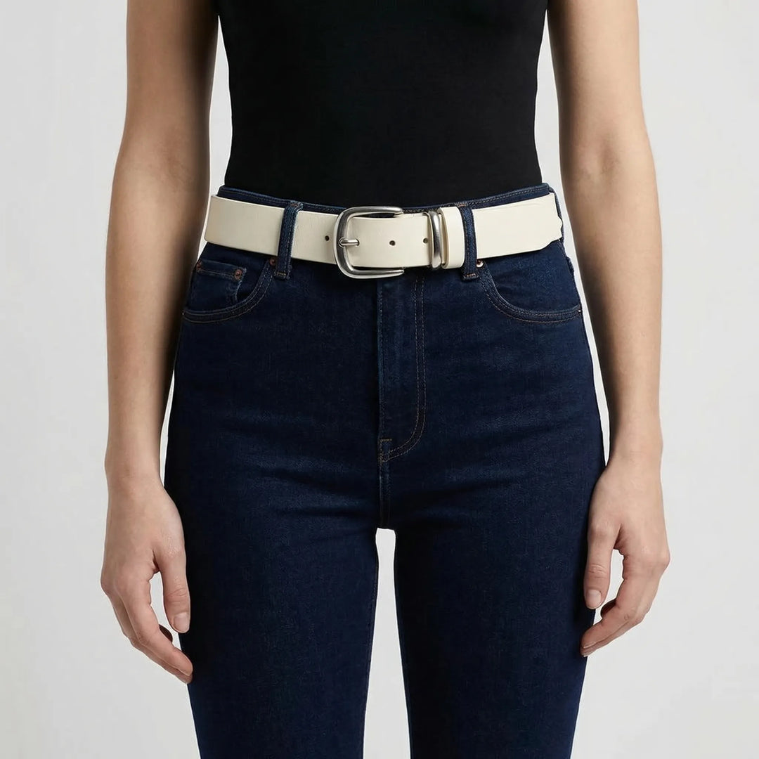 Beltriva - 3-Piece Gold Buckle Waist Belt Set