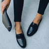 Women's Black Loafers – Elara