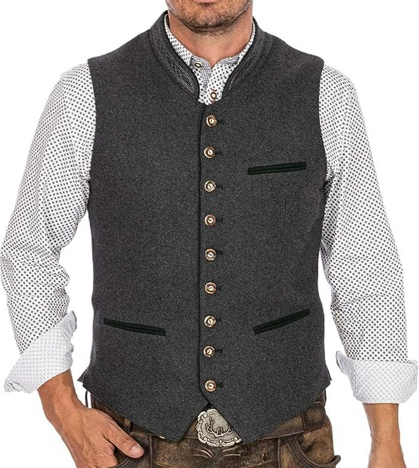 Classic Men's Vest with a Modern Touch - Maxim
