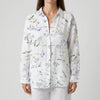 Long-Sleeve Floral Button-Up Shirt for Women