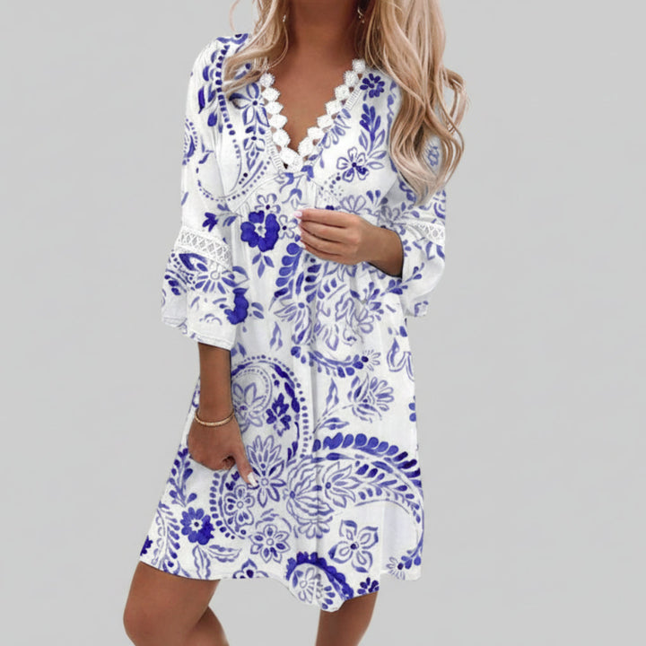 Stylish Printed Loose Dress
