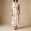 Floral Print Boho Maxi Dress
