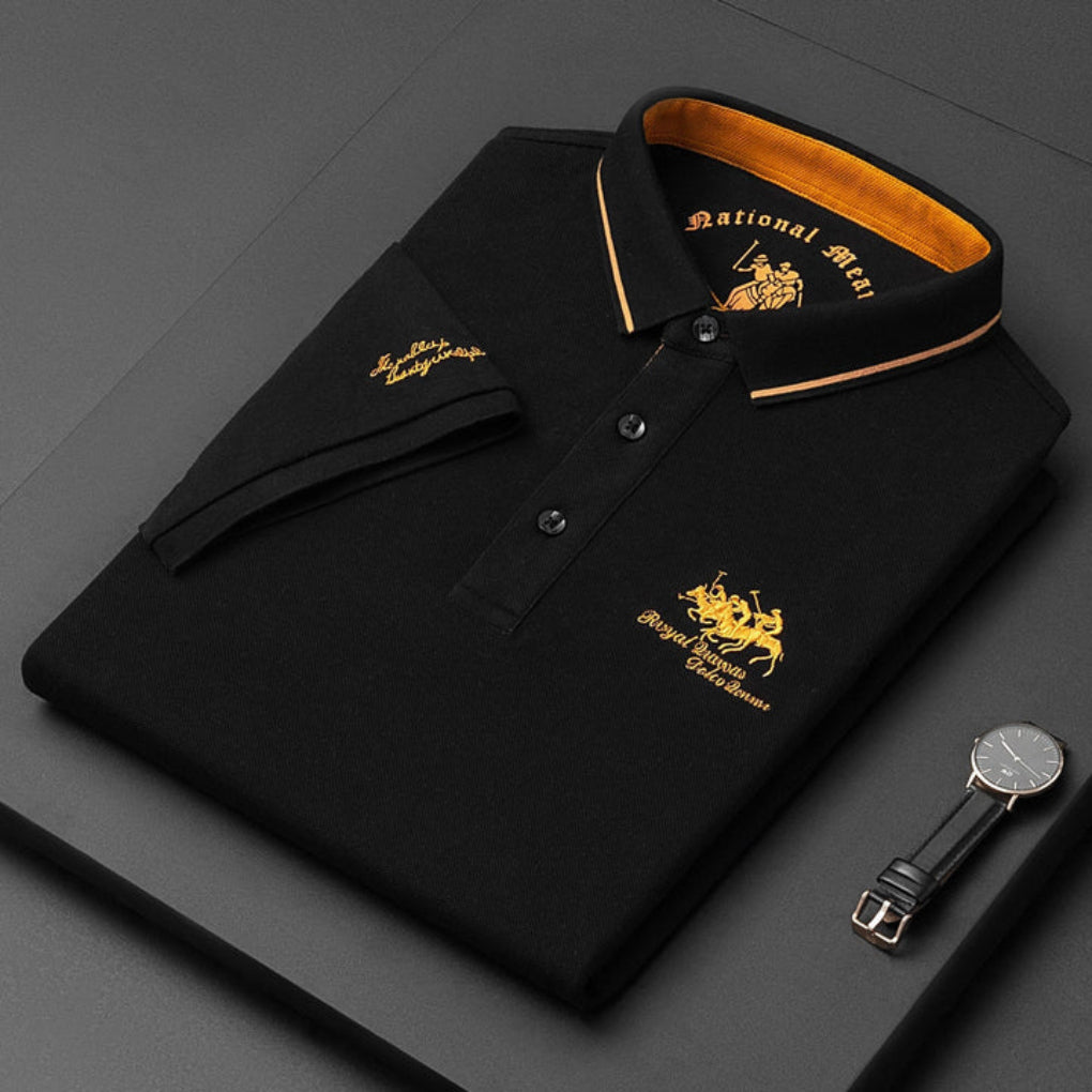 Casual Button Down Polo Shirt for Men