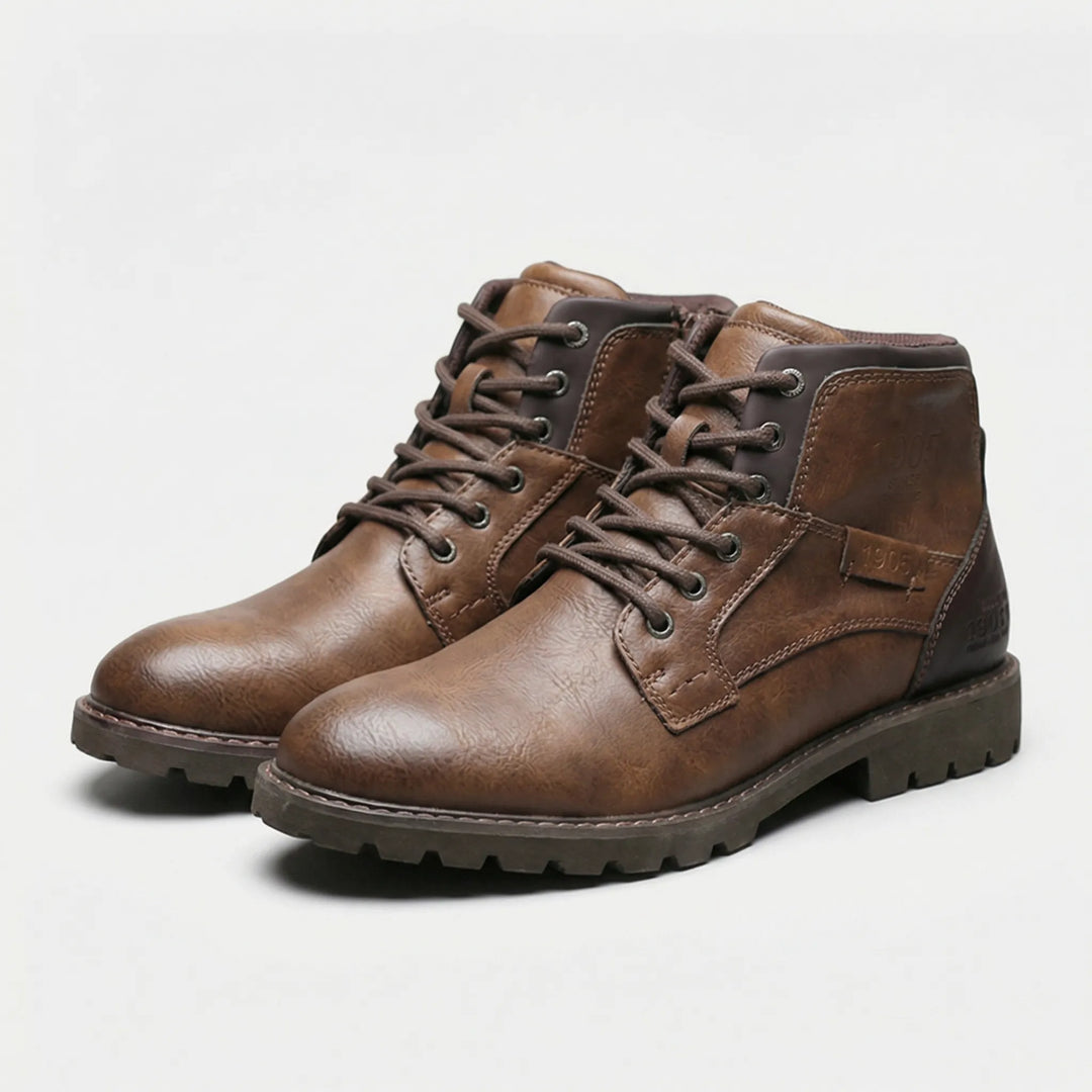 Bravonx - Lace-Up Ankle Boot For Men