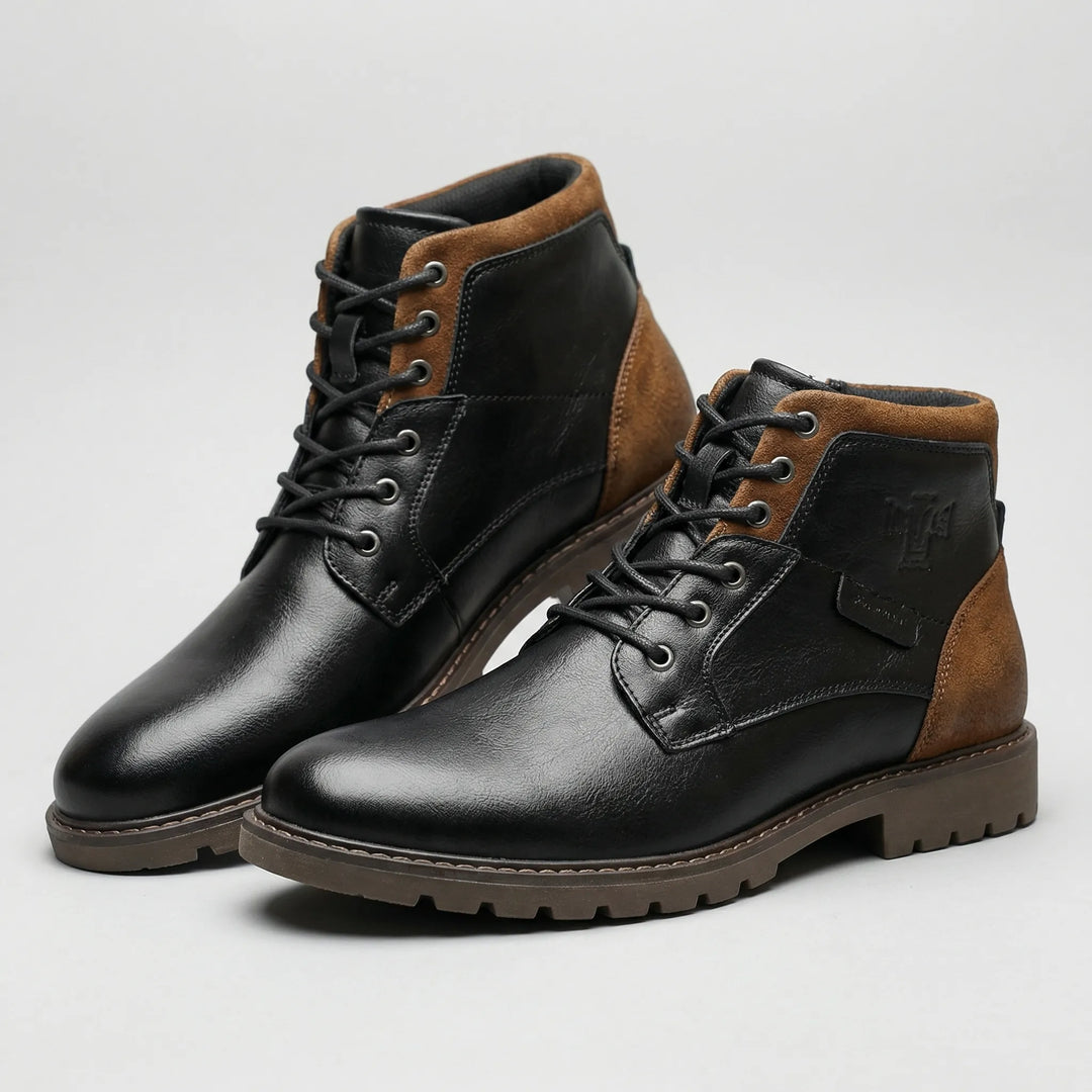 Bravonx - Lace-Up Ankle Boot For Men