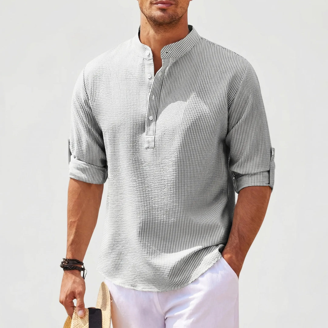 Brezlin - Tailored Button-Down Men's Casual Shirt
