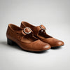 Low-Heel Buckle Strap Women's Shoe