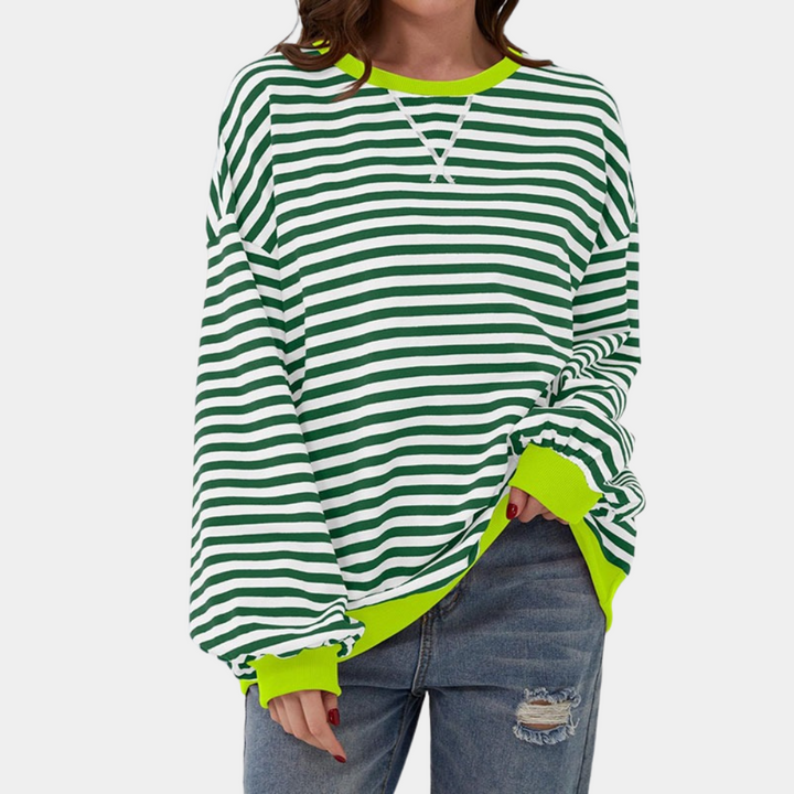 Oversized Striped Sweater for Women
