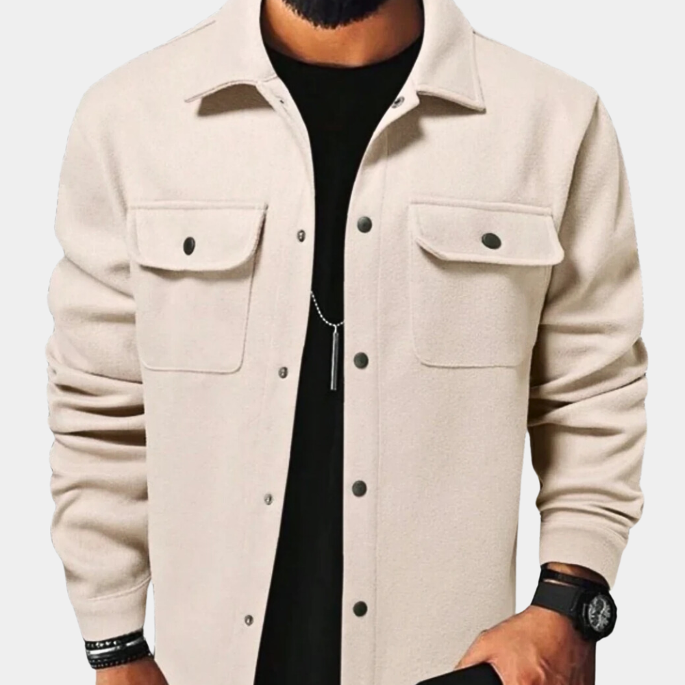 Button-Down Jacket for Men
