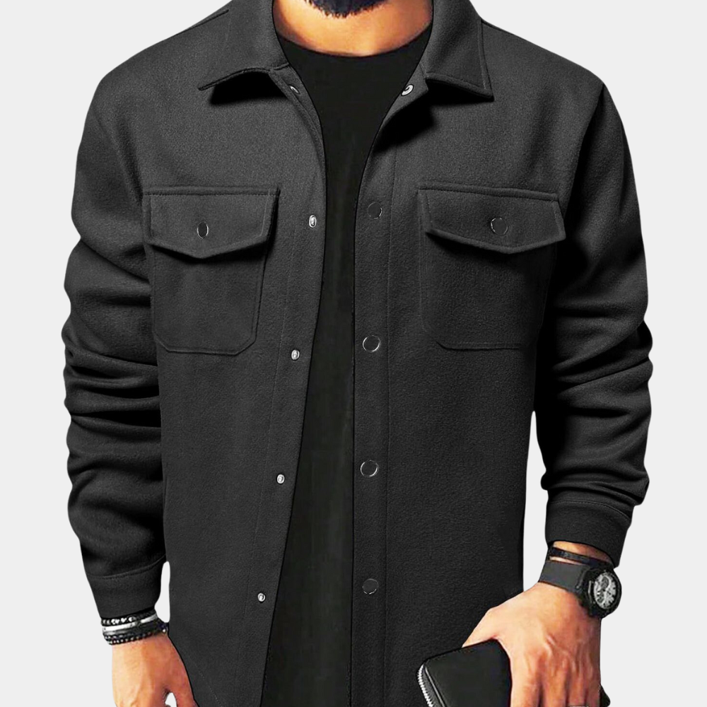 Button-Down Jacket for Men