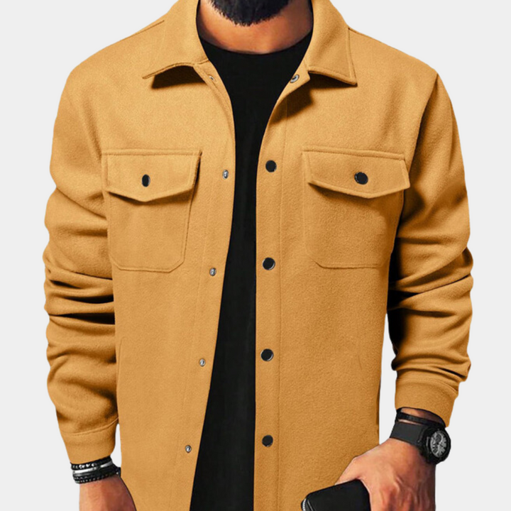 Button-Down Jacket for Men
