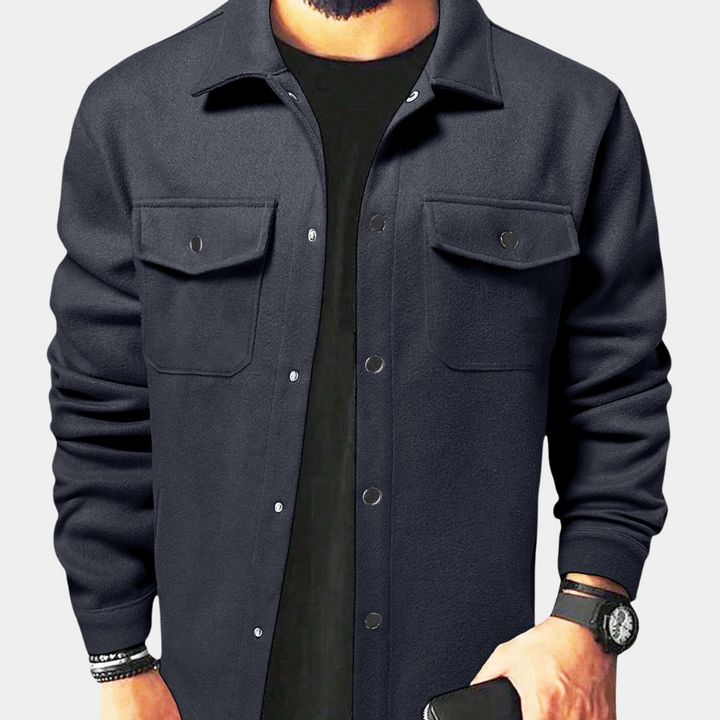 Button-Down Jacket for Men