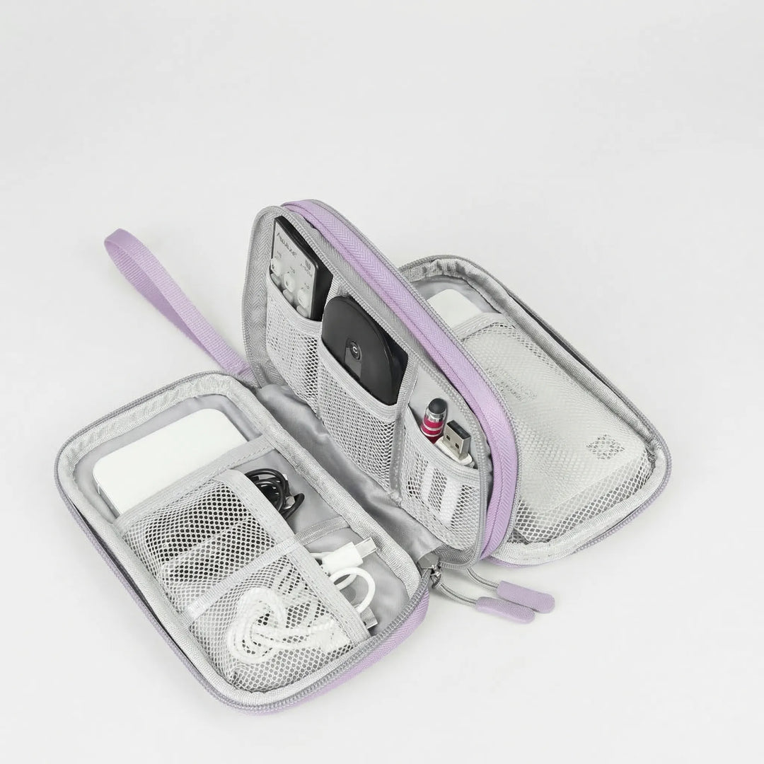 Cablivo - Double-Layer Travel Cable Organizer Pouch