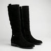 Knee-High Slip-On Suede-Look Boot for Women