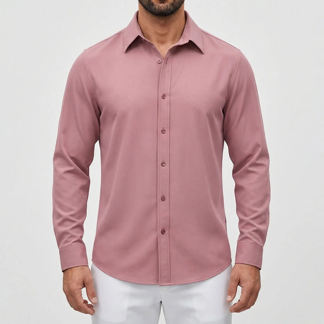 Calvrex - Long Sleeve Casual Button-Down Shirt