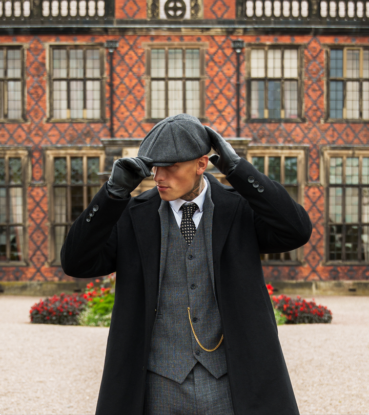 Men's Slim Fit Gloves – Suitable for Cold Weather, with Zip Fastening