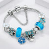 Adjustable Charm Bracelet With Love Pendant