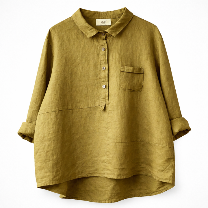 Elegant Long-Sleeve Blouse For Women