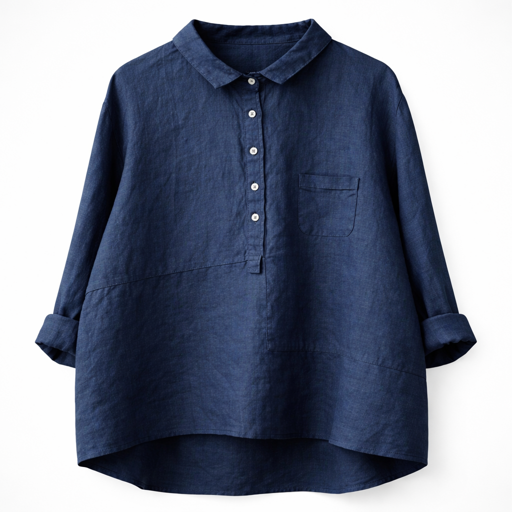 Elegant Long-Sleeve Blouse For Women