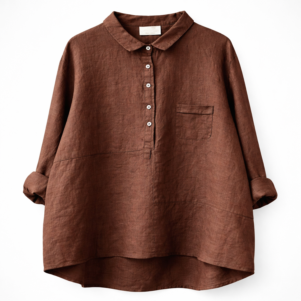 Elegant Long-Sleeve Blouse For Women