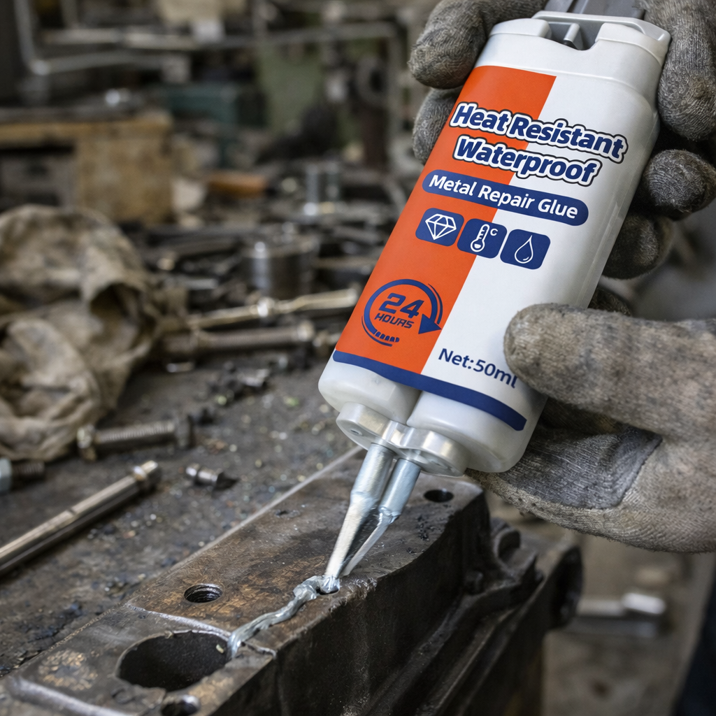 Two-Part Water-Resistant Metal Repair Adhesive