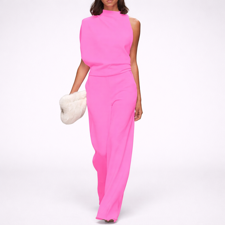 Sleeveless Jumpsuit with Open Back for Women