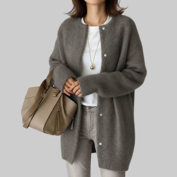 Cozy Minimal Soft Knitted Jacket for Women