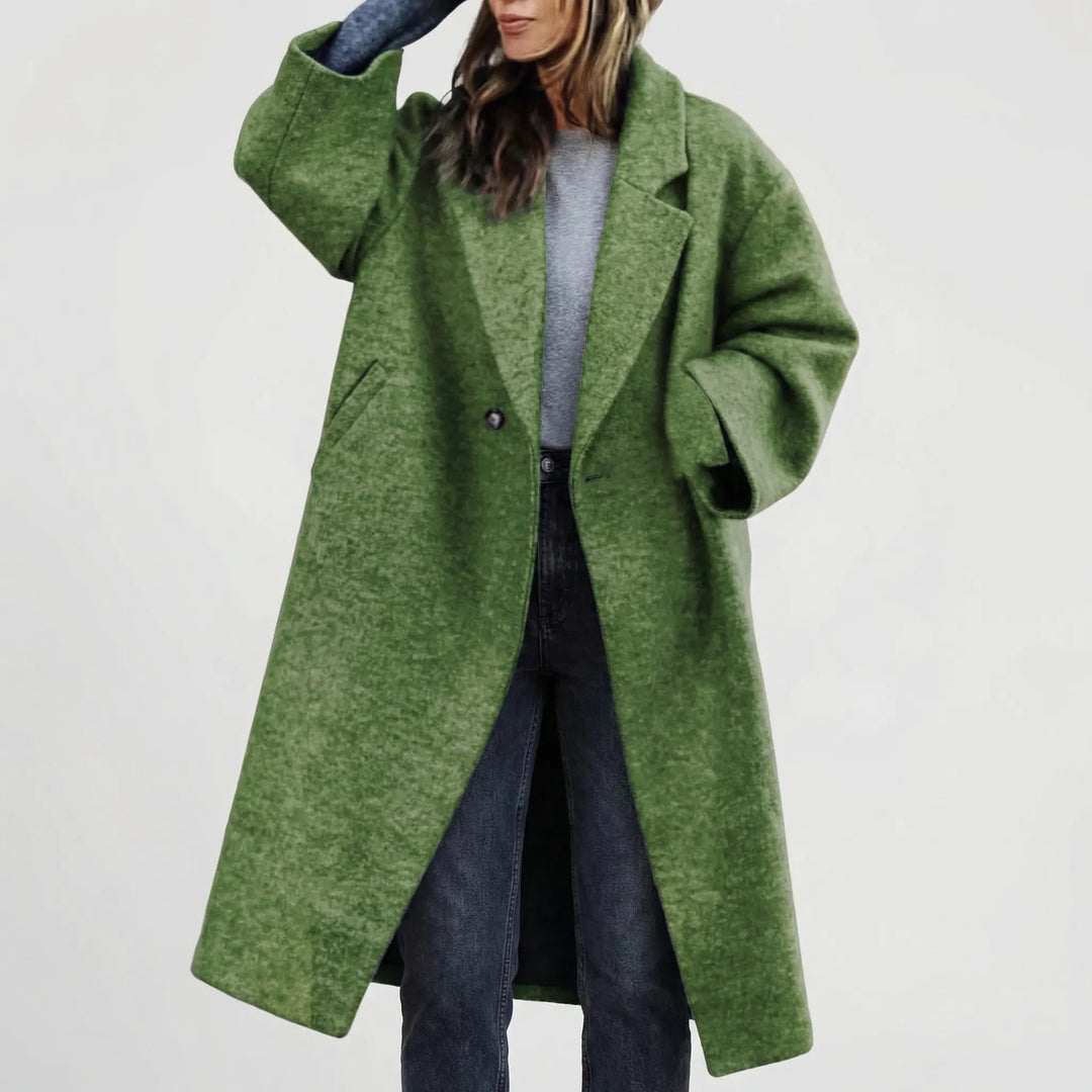 Chromacoat - Colorblock Plaid Longline Coat