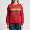 Chromelo Crew Neck Rainbow-Stripe Sweater for Women