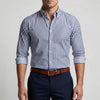 Long Sleeve Striped Button-Down Shirt