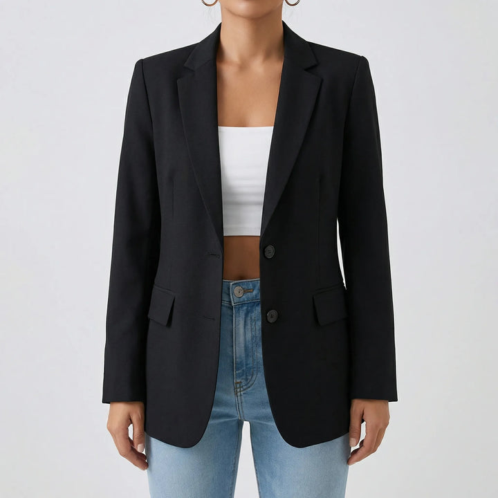 Claireux - Single-Button Structured Women's Blazer