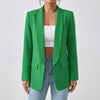 Single-Button Structured Women's Blazer
