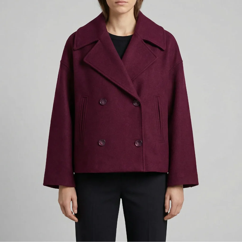 Claretton - Double-Breasted Short Waist Coat