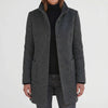 Mid-Length Stand-Collar Coat