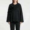 Draped Cape-Style Women's Coat