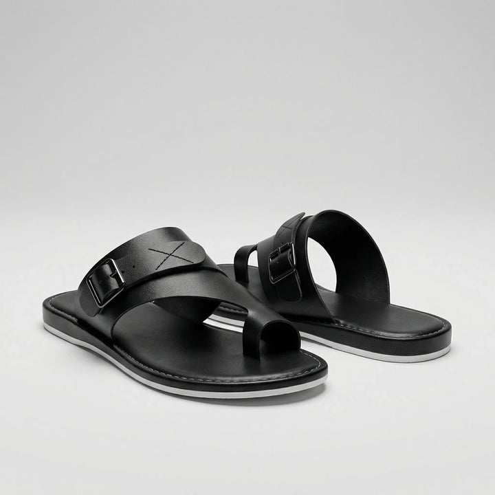 Coastelle - Open-Toe Slip-On Sandal With Buckle