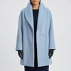 Wide-Collar Straight-Hem Women's Jacket