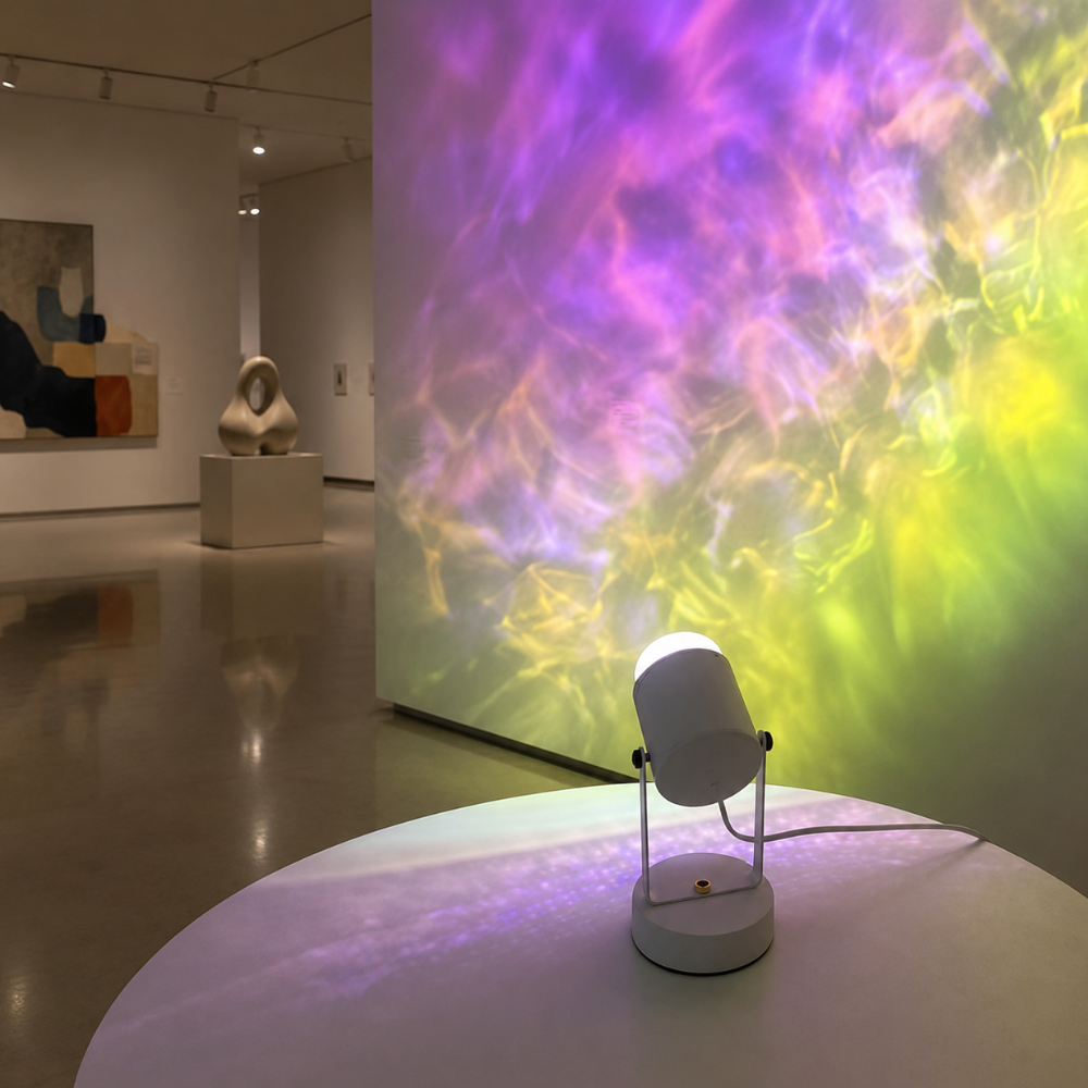 LED RGB Colour-Changing Table Lamp, Dimmable and 360° Rotatable