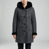 Colvara - Hooded Toggle-Closure Mid-Length Coat