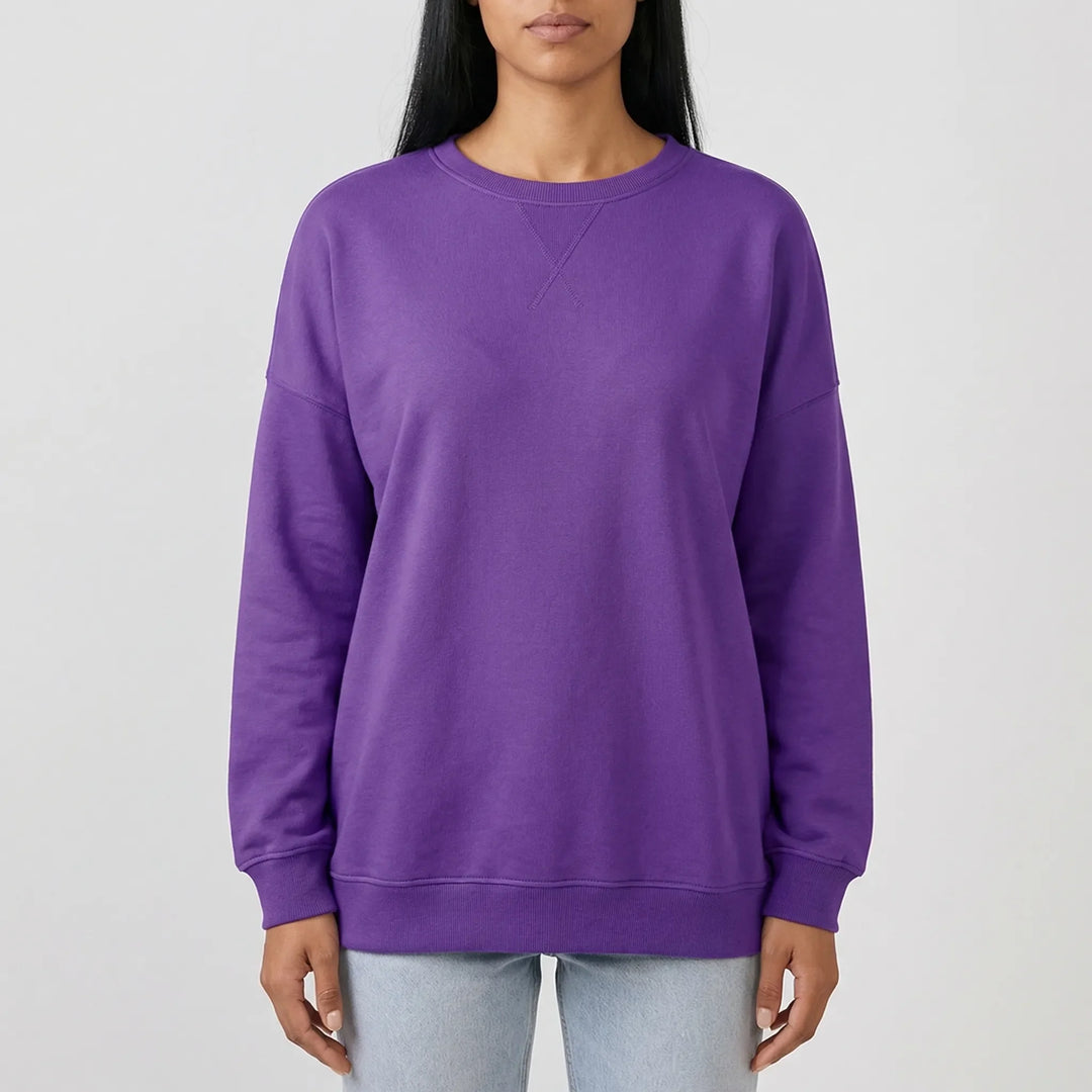 Crewlix - Relaxed Fit Crew Neck Sweatshirt