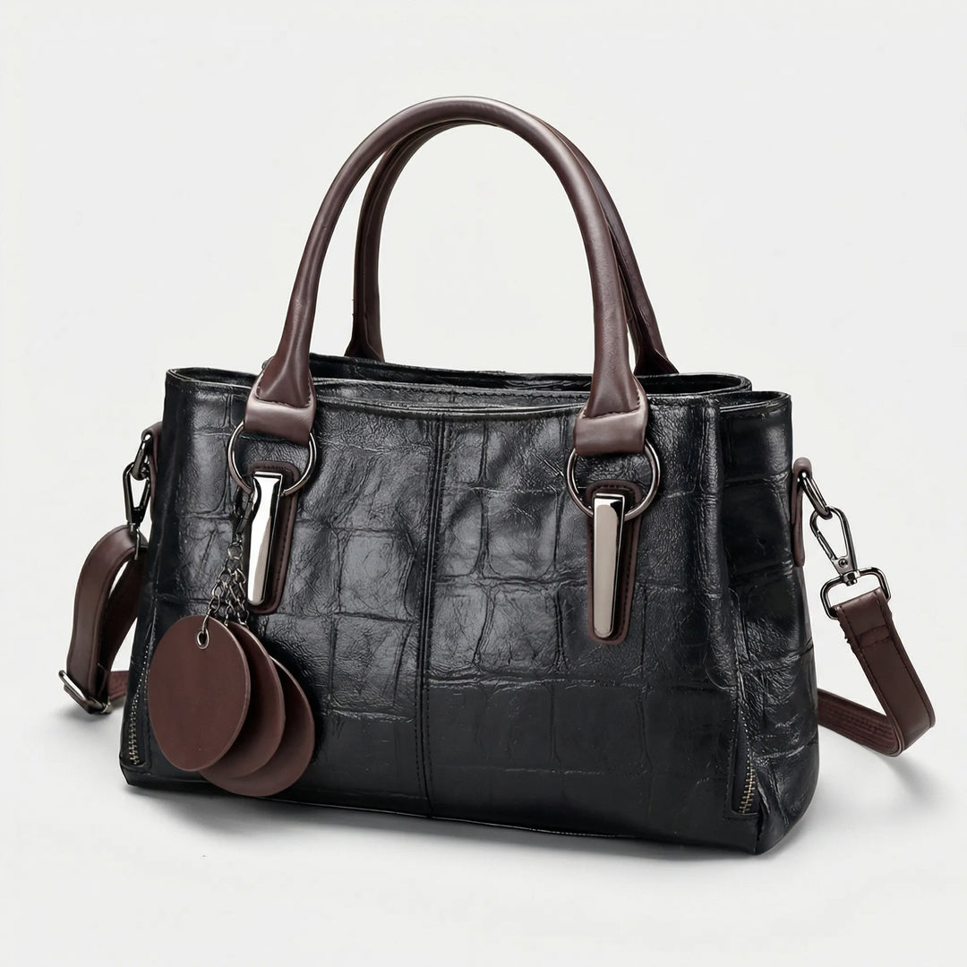 Crostova - Structured Boston-Style Top Handle Bag